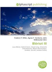 Blériot III,6134323861,9786134323864