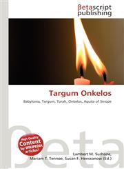 Targum Onkelos,6136152630,9786136152639