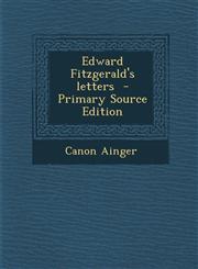 Edward Fitzgerald's Letters - Primary Source Edition,1289627657,9781289627652