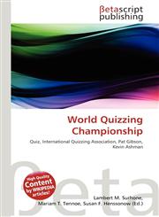 World Quizzing Championship,6133659556,9786133659551