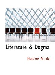 Literature & Dogma,1115906488,9781115906487