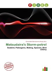 Matsudaira's Storm-petrel,6136539071,9786136539072