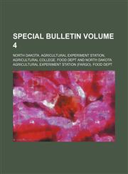 Special bulletin Volume 4,1130503542,9781130503548