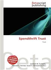 Spendthrift Trust,6137591891,9786137591895