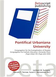 Pontifical Urbaniana University,6137639134,9786137639139