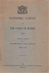 Economic Survey of the Union of Burma - 1961 Presented in Parliament by the Hon'ble Minister for Finance and Revenue August 15, 1961