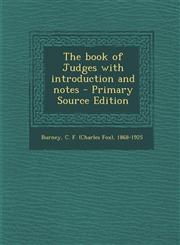 Book of Judges with Introduction and Notes,1287692125,9781287692126