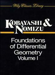 Foundations of Differential Geometry, Vol. 1 1,0471157333,9780471157335