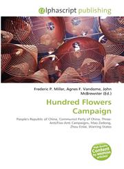 Hundred Flowers Campaign,6133917539,9786133917538