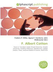 F. Albert Cotton,6130700407,9786130700409