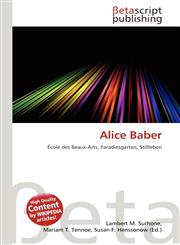 Alice Baber,6134437387,9786134437387