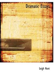 Dramatic Essays,1115519646,9781115519649