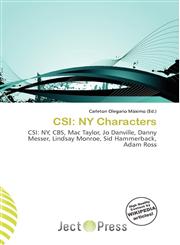 CSI NY Characters,6136659832,9786136659831
