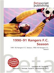 1990-91 Rangers F.C. Season,6134756393,9786134756396