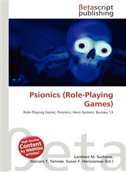 Psionics (Role-Playing Games),6134724300,9786134724302