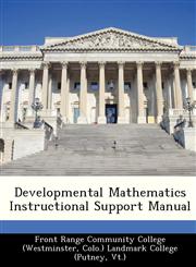 Developmental Mathematics Instructional Support Manual,1249103975,9781249103974