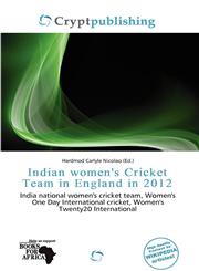 Indian women's Cricket Team in England in 2012,620142931X,9786201429314