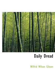Daily Dread,111569507X,9781115695077