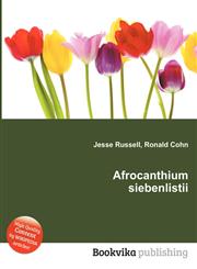 Afrocanthium Siebenlistii,5512564242,9785512564240