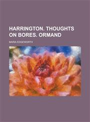 Harrington. Thoughts on bores. Ormand,1236998332,9781236998330