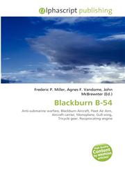 Blackburn B-54,6135560557,9786135560558