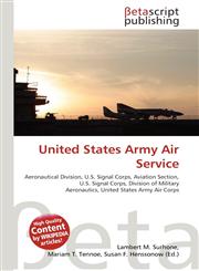 United States Army Air Service,6134745855,9786134745857