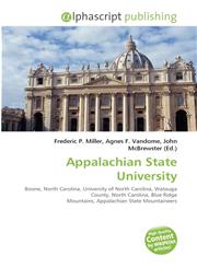 Appalachian State University,6130012586,9786130012588