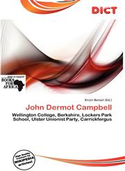 John Dermot Campbell,620091205X,9786200912053