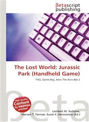 The Lost World Jurassic Park (Handheld Game),6134465275,9786134465274