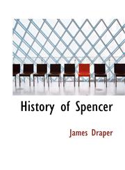History of Spencer,1117454223,9781117454221