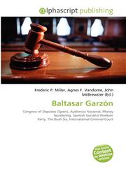 Baltasar Garzón,6132554718,9786132554710