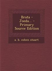 Brata - Joeda... - Primary Source Edition,1295615975,9781295615971