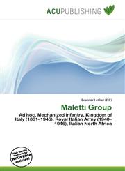 Maletti Group,6136851512,9786136851518