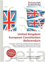United Kingdom European Constitution Referendum,6135048384,9786135048384