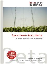 Secamone Socotrana,6137592073,9786137592076