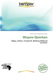 Wayne Quinton,6138843436,9786138843436