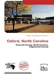 Oxford, North Carolina,613915457X,9786139154579