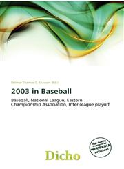 2003 in Baseball,6136648792,9786136648798