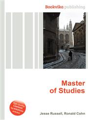 Master of Studies,5512237888,9785512237885