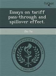 Essays on tariff pass-through and spillover effect.,124359490X,9781243594907