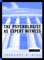 The Psychologist as Expert Witness 2nd Edition,0471113662,9780471113669