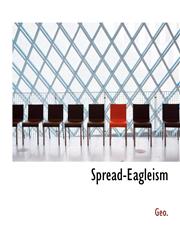 Spread-Eagleism,1140123300,9781140123309