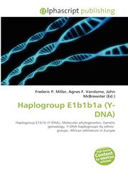 Haplogroup E1b1b1a (Y-DNA),6135528394,9786135528398