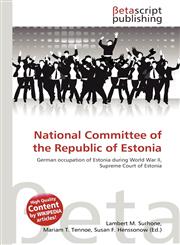 National Committee of the Republic of Estonia,6136032643,9786136032641