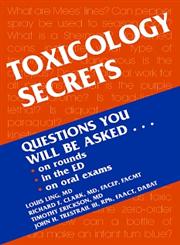 Toxicology Secrets,1560534109,9781560534105