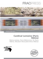 Cardinal Lemoine (Paris Métro),6200224072,9786200224071