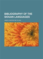 Bibliography of the Siouan languages,1152606085,9781152606081