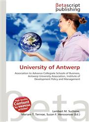 University of Antwerp,6135315110,9786135315110