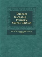 Durham Township - Primary Source Edition,1293624845,9781293624845