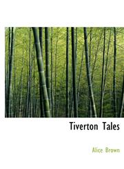 Tiverton Tales,1117323986,9781117323985